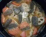 作り置きにも☆根菜のゴマ味噌煮作り方5写真