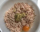 簡単☆鶏胸肉の照り焼き豆腐ハンバーグ作り方2写真