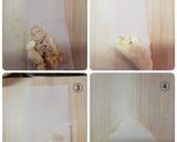 10分完成！ハムチーズエッグの三角春巻き作り方3写真