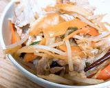 お馴染みの肉野菜炒め♡作り方7写真