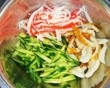 胡瓜と竹輪のごまマヨサラダ作り方1写真