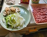 秋の夕飯！マッシュルームと白ネギどっさりのパスタ作り方2写真