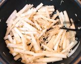大根とじゃこのごま油炒め作り方3写真