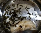 天然ブナシメジと牛蒡の味噌汁＾＾作り方3写真
