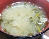 天然ブナシメジと牛蒡の味噌汁＾＾作り方10写真