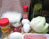 ＴＫＧで合挽き肉の美味カレーチャーハン作り方1写真