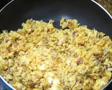 ＴＫＧで合挽き肉の美味カレーチャーハン作り方8写真