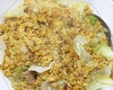 ＴＫＧで合挽き肉の美味カレーチャーハン作り方11写真