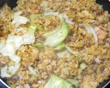 ＴＫＧで合挽き肉の美味カレーチャーハン作り方10写真