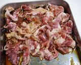 簡単！しょうが焼き餡かけ炒飯（丼）作り方1写真