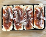 ピザトースト★アンチョビとトマトソース作り方3写真
