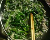 ✿しらすれん草と❀炒り卵の✿健康ハーフ丼作り方4写真