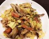 ズボラ残り野菜と鳥のガーリックマヨ炒め作り方6写真
