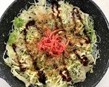低糖質！ダイエットお好み焼き風。作り方4写真
