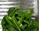 簡単副菜♪ピーマンの鶏ガラ・レモン風味作り方3写真