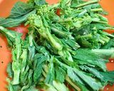 調理10分!菜の花&ベーコンパスタ作り方1写真