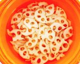 レンジで☆蓮根ブロッコリーマヨぽんサラダ作り方1写真