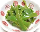 簡単副菜♪ピーマンの鶏ガラ・レモン風味作り方4写真