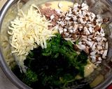 ジュワ〜〜♡ほうれん草と豆腐のキッシュ♡作り方5写真