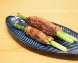 居酒屋風。アスパラ一本！豪快つくね♪作り方3写真
