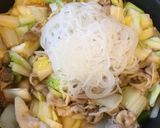 マロニー豚バラ白菜メインのすき焼き風⭐️作り方5写真