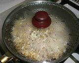 カニとホタテの本格トマトクリームパスタ。作り方4写真