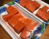 サーモンのコロコロステーキ作り方1写真