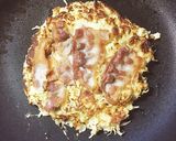 ダイエット！納豆とおからのお好み焼き風♡作り方5写真