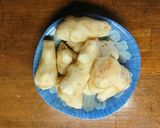 菊芋と鶏モモ肉の甘酢あん作り方2写真