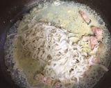糖質ゼロ麺カルボナーラ作り方3写真