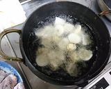 菊芋と鶏モモ肉の甘酢あん作り方5写真