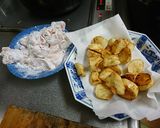 菊芋と鶏モモ肉の甘酢あん作り方6写真