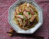 チャーハンっぽい味のスパゲッティ♪作り方3写真