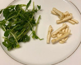 豆苗、油揚げのオイスターソース炒め作り方2写真