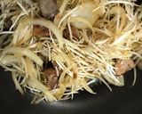 ニラレバ炒め作り方6写真