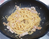 簡単♥ベーコンとほうれん草の和風パスタ♪作り方7写真