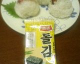 韓国のりの海老フライ★天むす作り方3写真