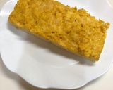 チーズとマヨが入った型に入れた卵焼き作り方8写真