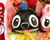 スティッチ&エンジェル ひな祭りキャラ弁作り方1写真