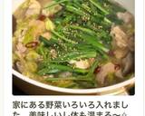 鶏鍋 スープ美味しいキャンプ飯 キャベツ作り方15写真