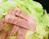キャベツ＆ベーコンのやさしい玉子スープ作り方1写真