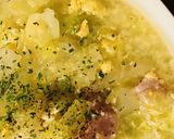 キャベツ＆ベーコンのやさしい玉子スープ作り方4写真