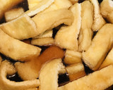 あまから薄揚げと水菜の焼きうどん作り方1写真