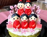 お雛様ケーキ作り方6写真