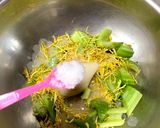 セロリと菊花の薬膳浅漬け。作り方3写真