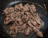 牛肉もやし長ねぎの炒め物★味噌ウスター味作り方4写真