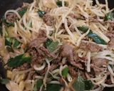 牛肉もやし長ねぎの炒め物★味噌ウスター味作り方8写真