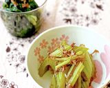 簡単一品*作り置き*セロリの土佐煮作り方5写真