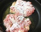 チキンのカルボナーラ風チーズクリーム♡作り方7写真