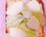 レタスとりんごのくるみサラダトーストꕤ作り方4写真